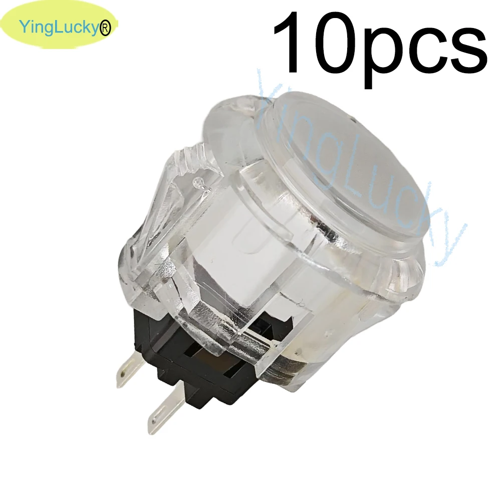 10pcs Durable Clear Push Button Set for Multicade Video Game Consoles