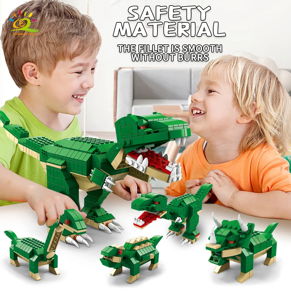 Dinosaurs Jurassic World Building Blocks Bricks 1000pcs 6in1 Model