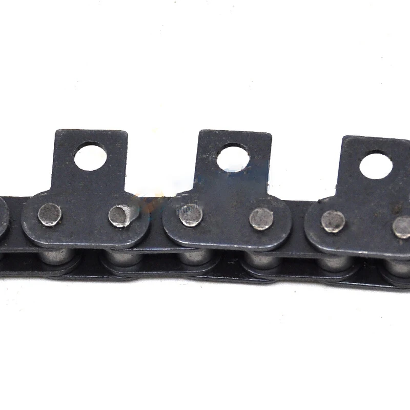 1PC 1.5 Meters 06B-1 Roller Chain Single Side Straight Plate Conveyor Drive Transmission Chain With 1 Ear Single Hole