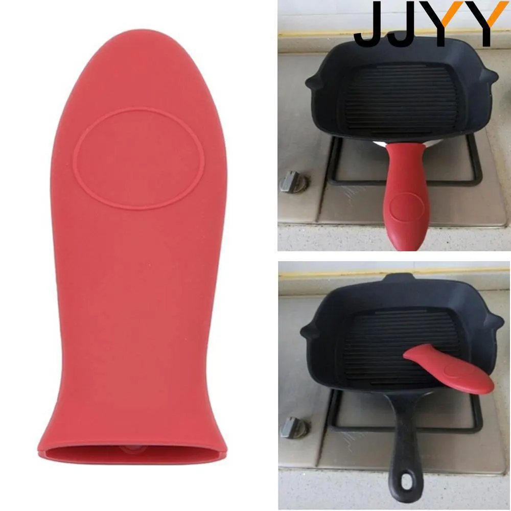 Silicone Hot Handle Holder Non-Slip Potholder Cast Iron Skillets Sleeve Grip Cover silicone pot handle covers,silicone kitchen holder,kitchen anti scald holder