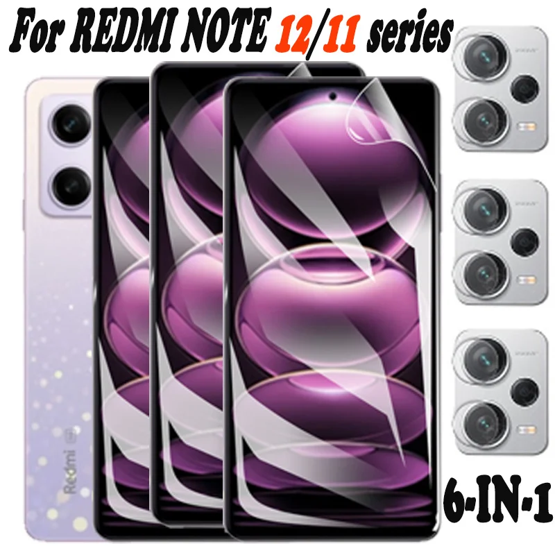 Redmi Note 12 Pro 4G Idrogel Pellicola Per Xiaomi Redmi Note 12 Pro 5G Pellicola Per Redmi Note 12 Pro Plus Protezioni Schermo Redmi Note 11 Pro Hydro