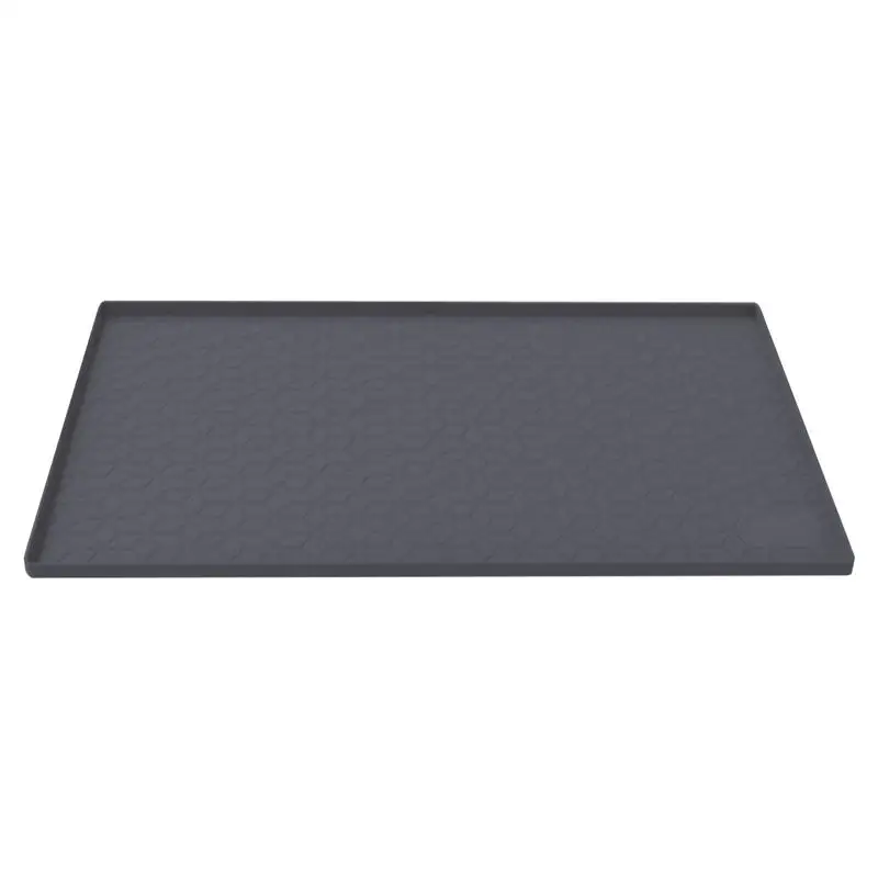 

Under Sink Mats Non Slip Undersink Mat Foldable Rhombus Texture Waterproof Multifunctional For Bathroom Kitchen Cabinet Shelf