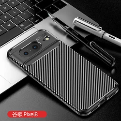 Premium Silicone Soft Rubber Protector Case - Pixel 7 (Black)