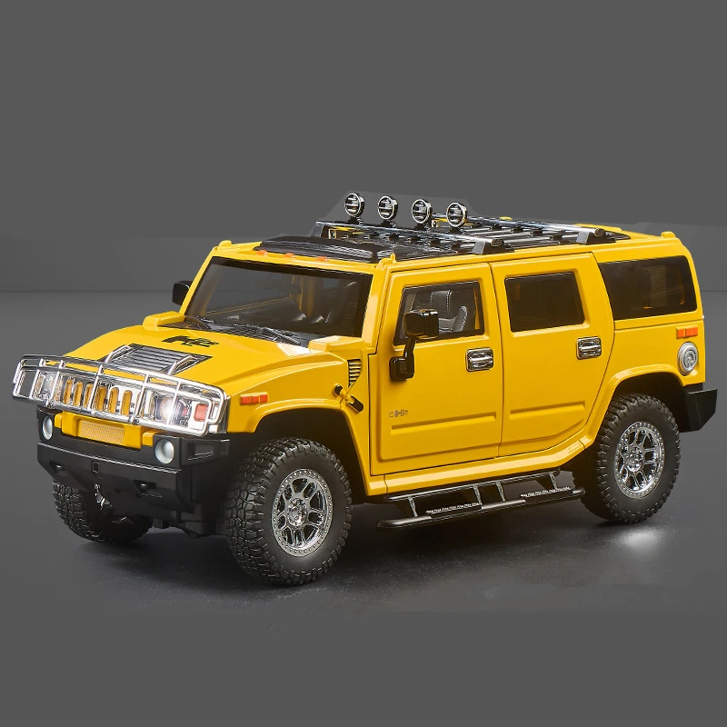 1/18 HUMMER H2 Highway 61 SUV Alloy Car Model Diecast Metal Toy