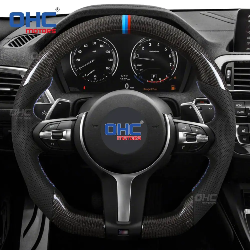 F30 F20 F80 B-M-W Volante Per Volante Bmw M2 M3 M4 F30 F80 F87 Concorso Di Scarico Interno M Volante In Fibra Di Carbonio