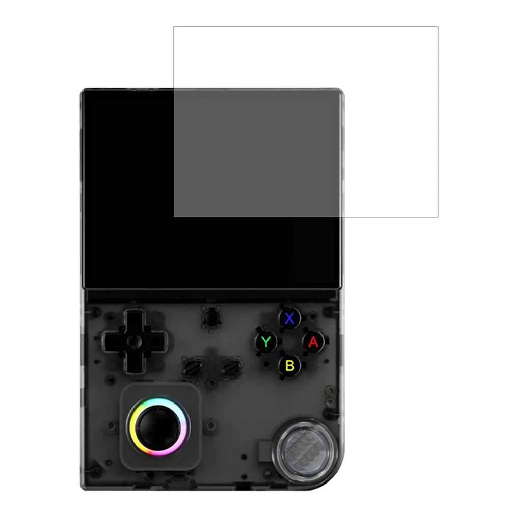 Tempered Glass Screen Protector 9H Hardness HD Anti-Fingerprint Screen Protector Film for Anbernic RG40XXV Handheld Game Console