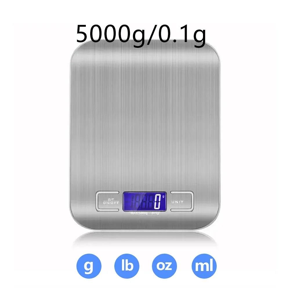 Bilancia Da Cucina Digitale Elettronica Portatile Da 5000G/500G Bilancia Elettronica Lcd Ad Alta Precisione Bilancia Per Caffè A Goccia