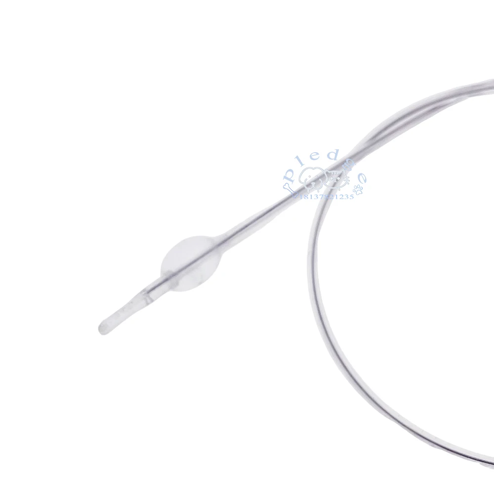 Neuer 3,5FR/4,5FR Pet Feline Silikon-Dual-Lumen-Foley-Katheter für Katzen – langfristige Harndrainage und aufschwellende Katheterisierung – Detail 7