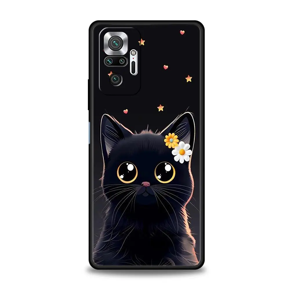 Cartoon Lovely Cat Art Fashion Soft Phone Case