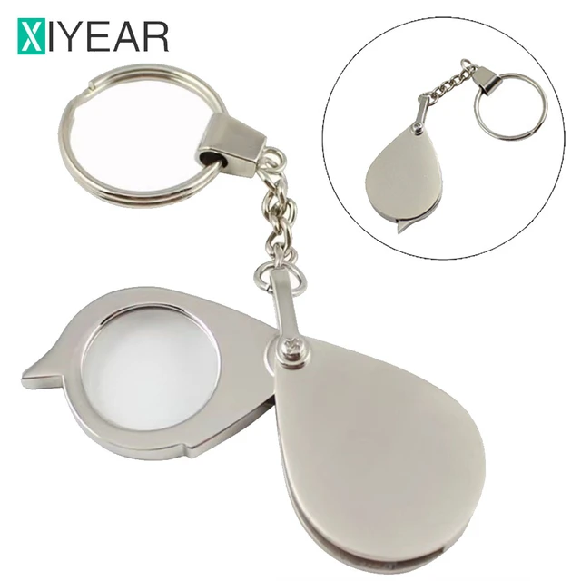 10X Jewelers Loupe Magnifier Foldable Pocket Magnifying-Glass Jewelry Eye  Loop - AliExpress