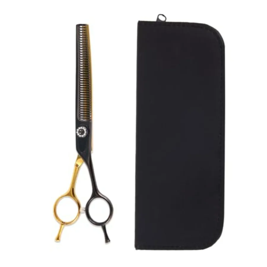 7 Inch Curved Dog Thinner Grooming Scissors