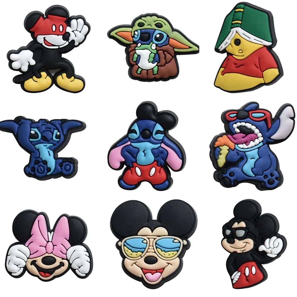 

Cute Funny Pooh Shoe Buckle for Crocs Charms Decoration Shoe Charms for croc shoe Accessories DIY Shoes Decorations Gift
