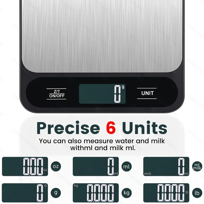 Sleek Modern Design Digital Kitchen Scale