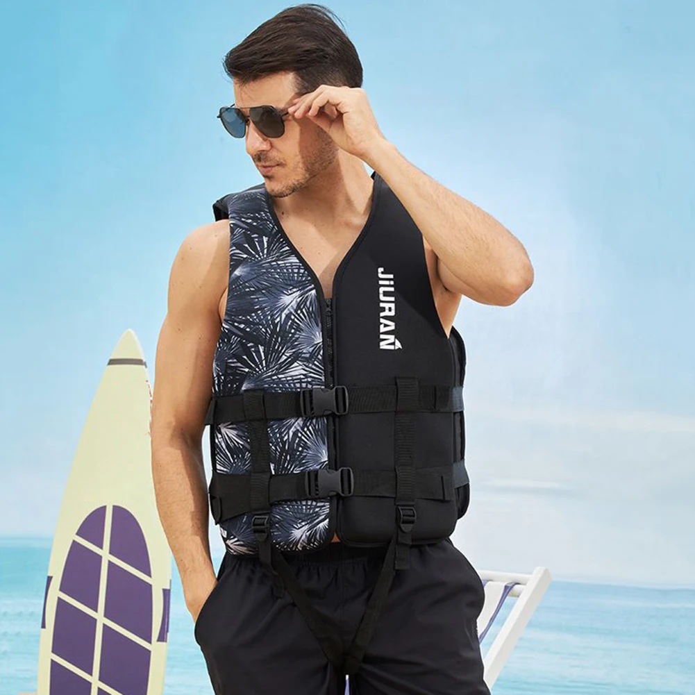 Description Picture 4 of itemAdjustable Water Sports Life Jacket Neoprene Warm Boating Life Vest Wear-resistant Soft Safe Multipurpose Outdoor Accessories