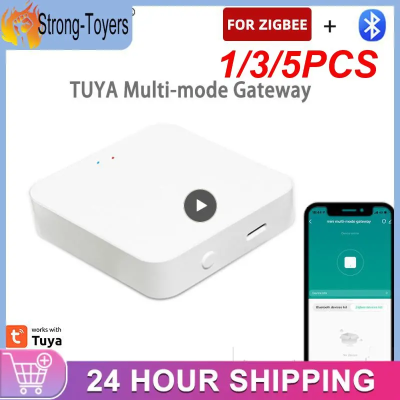 

Шлюз Tuya многорежимный, Wi-Fi + bluetooth, 1/3/5 шт.