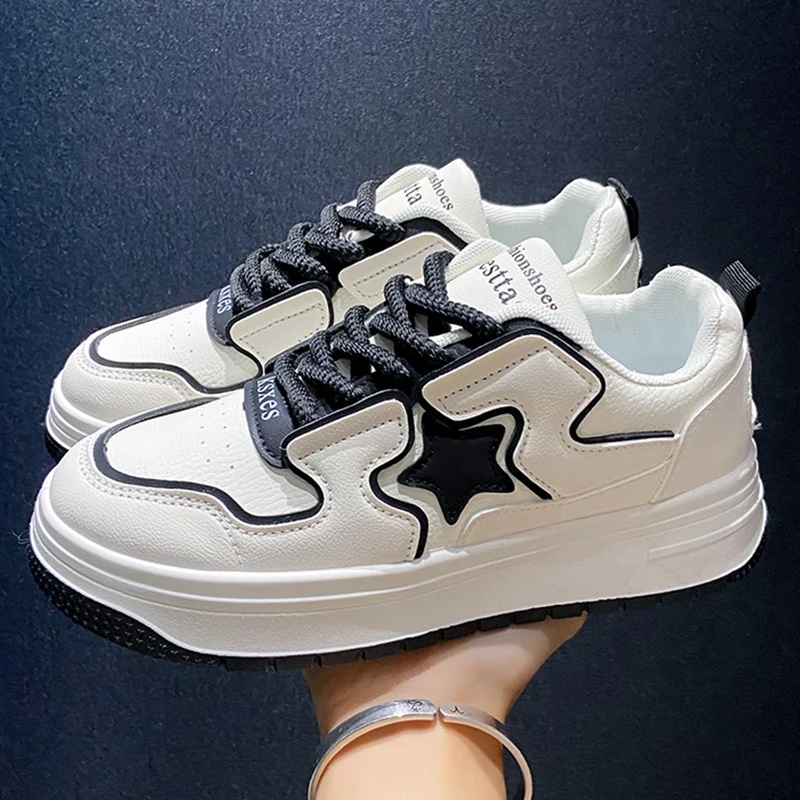 Fashionable All-match Star Flat Sneakers For Women main image 0