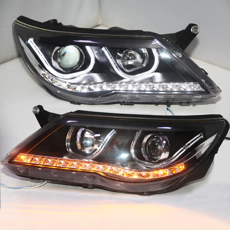 

LED Head Lamp Projector Lens 2010-12 U Style TLZ V1 Type FOR Tiguan