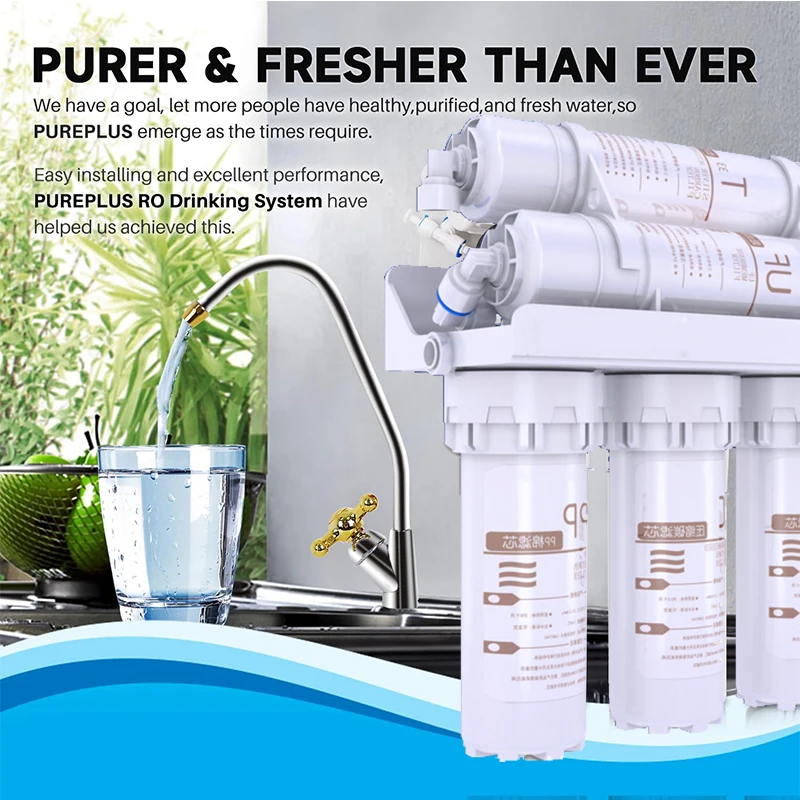 Water Filters 5 Stage Water Filter Household Drinking Filtering System Tap Water Filter Purifier for Home Treatment