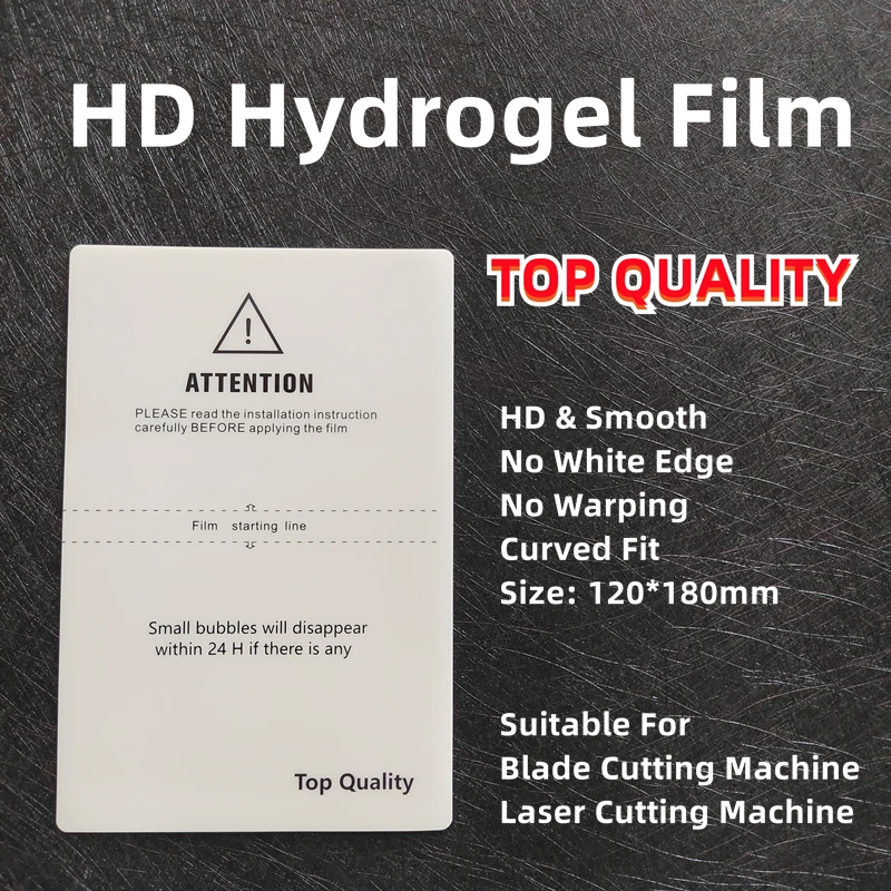 50pcs HD Hydrogel Film For All Phone Protective Film Cutting Machine Top Quality Better Repare Soft TPU LCD Screen Protector