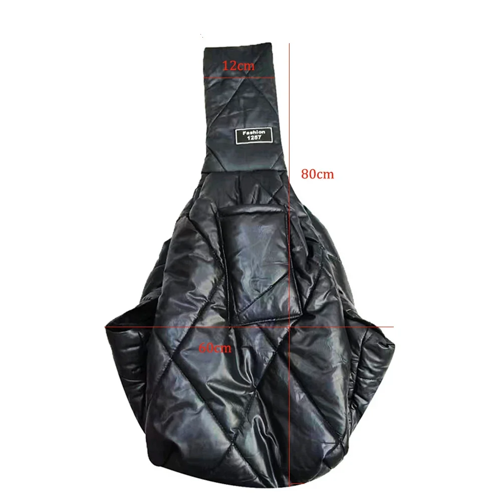 Pet Carrier Bag Pet Carrying Bag Pet Dog Carrier Bags Winter Warm Dog Cat Bag Portable Outdoor Travel Chest Bags Sling Handbag Puppy Comfort Single Shoulder Bag