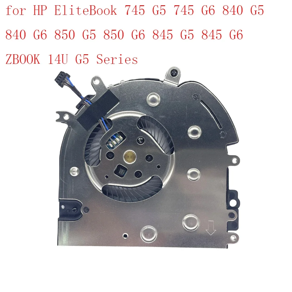 Ventola Di Raffreddamento Cpu Sostitutiva Per Hp Elitebook 745 G5 745 G6 840 G5 840 G6 850 G5 850 G6 845 G5 845 G6 Zbook 14U G5 Series