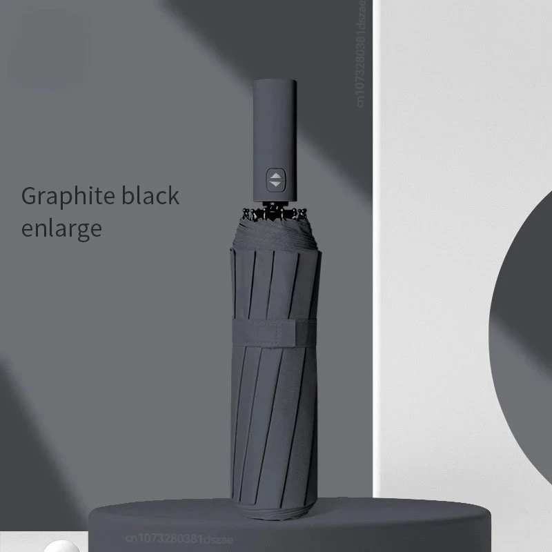 Description Picture 2 of item24 Bone Automatic Umbrella Super Strong Sunshade Uv Protection Folding Anti-Storm Large Size Reverse Rain Gear 2 Year Warranty