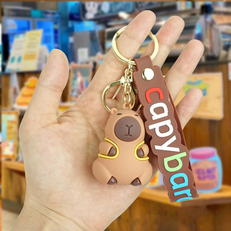 Capybara Geburtstagsparty-Geschenke, 3D-Aufkleber, Miniatur-Szene, Geschenktüte, Ballon, zum Aufhängen, Popcorn-Boxen, PVC-Strohhalm, Papa-Kreise, Brille – Detail 29