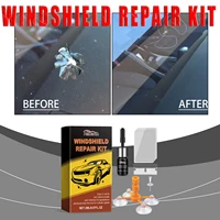 DIY Windshield Repair Kit Powerful Quick Fix Cracked Glass Windscreen Restore Resin Sealer Auto Glass Window Repair Fluid Tools 1