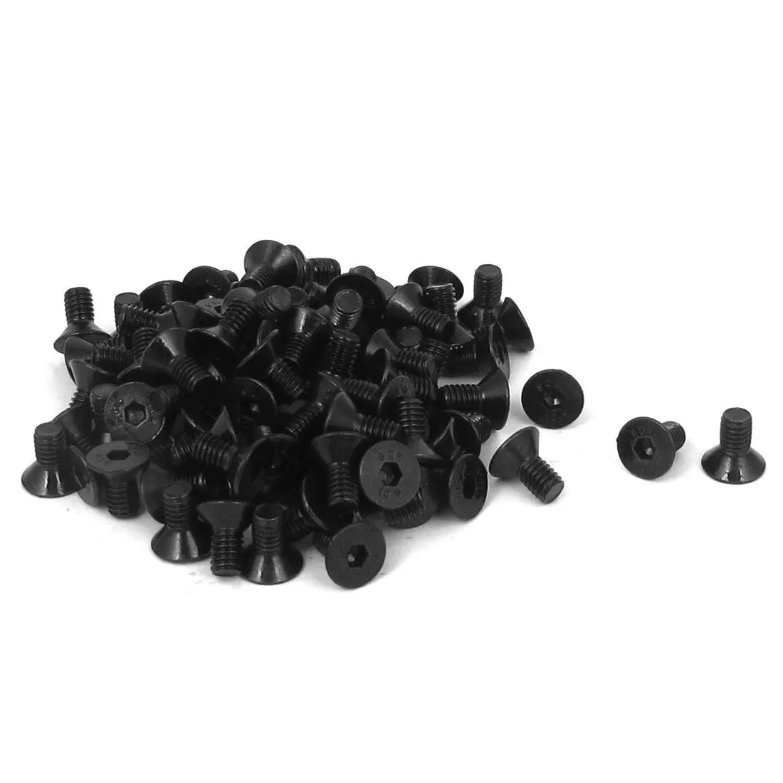 

Keszoox A15100700ux0335 M4 x 8mm Metric Hex Socket Countersunk Head Screw Bolts Black (Pack of 100)