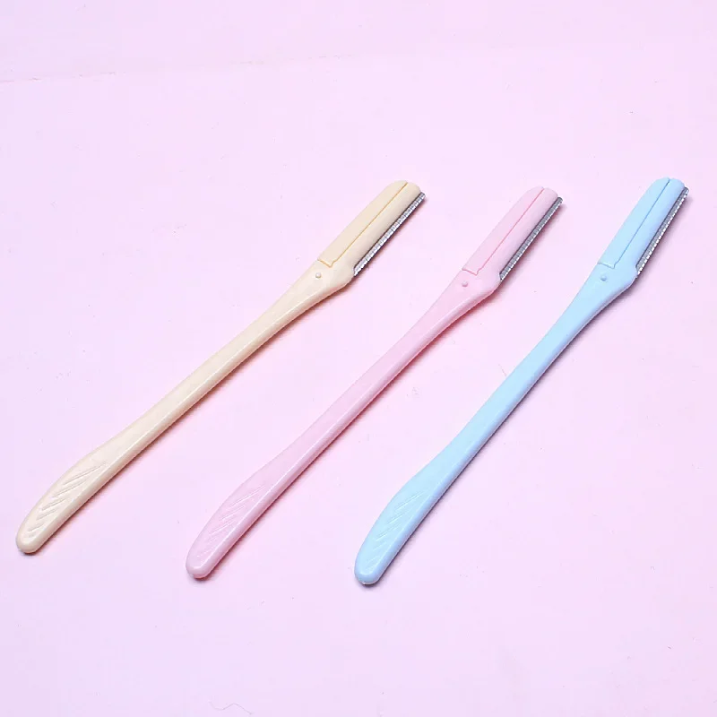 Eyebrow Trimming Knife Set 3Pcs New Safety Eyebrow Scraper for Women Novice Beginner Student Knife Face Razor for Women