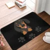 Non-slip Doormat Kitchen Mat Dachshund Sausage Dog And Paw Print Hallway Carpet Welcome Rug Bedroom Decor 1