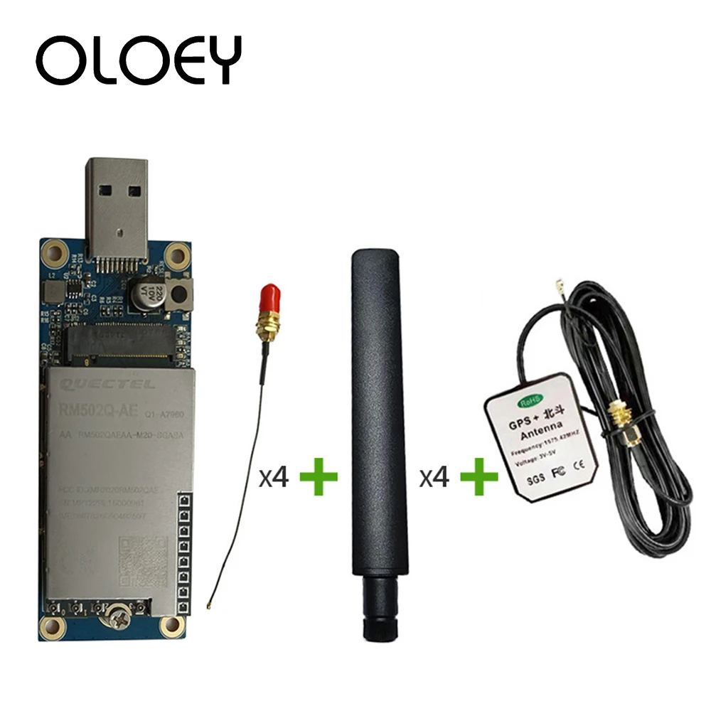RM502Q-AE 5G NR Module Supports NSA and SA + 5G USB 3.0 To M.2 USB ...