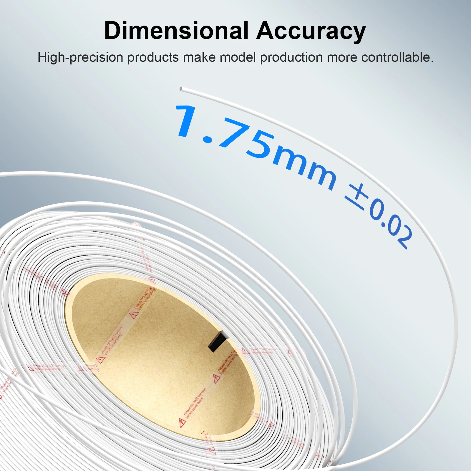NextShapes PLA Lite 3D 프린터 필라멘트, 1.75mm/±0.02mm. 필라멘트는 기포가 없고 초보자에게 적합합니다.