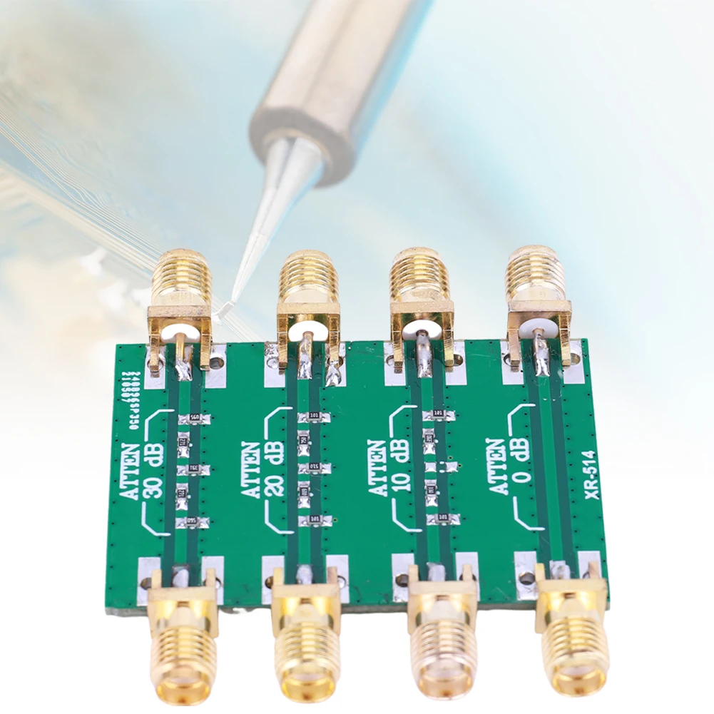 SMA 더블 여성 헤드 RF 고정 감쇠기 DC-4.0GHz 무선 주파수 고정 감쇠기 모듈 보드 200mW 50ω 0dB 10dB 20dB 30dB