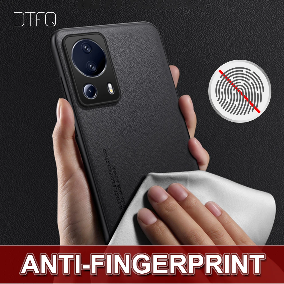 Luxury Leather Shockproof Back Cover