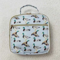Hot Sale Baby Kids Bags Mallard Ducks Hunting Lunch Dinner Picnic Box Thermal Bags Boutique Kids Children Adult Lunch Boxes New 1