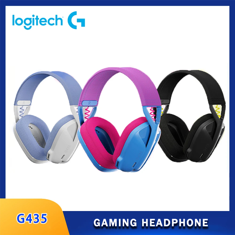 Logitech-Casque de jeu sans fil, son surround 7.1, Bluetooth Gamer, sauna,  compatible avec les jeux et la musique, G435, ucks SPEED, nouveau -  AliExpress