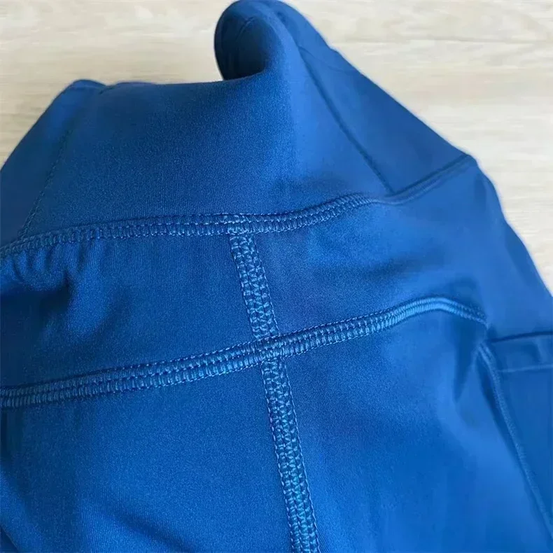 Lemon Sports Yoga Pants Fast and Free High Waist Multi Pocket Tights with Reflective Dots 25