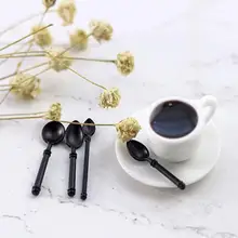 

Mini Spoon Model Trendy Doll Accessories Eco-friendly for 1/12 or 1/6 Doll House Doll House Spoon Toy Miniature Spoon