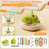3 In 1 Children Dinosaur Sports Set Remote Control Toss Ring Game Outdoor Fitness Toys for Family Gathering Travel Camping Game
