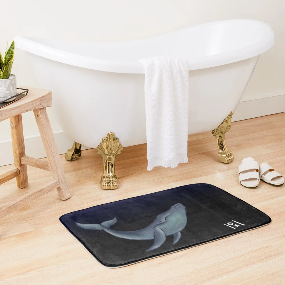 

whale Bath Mat Non-Slip Pad Bathroom Carpet Floors Mat