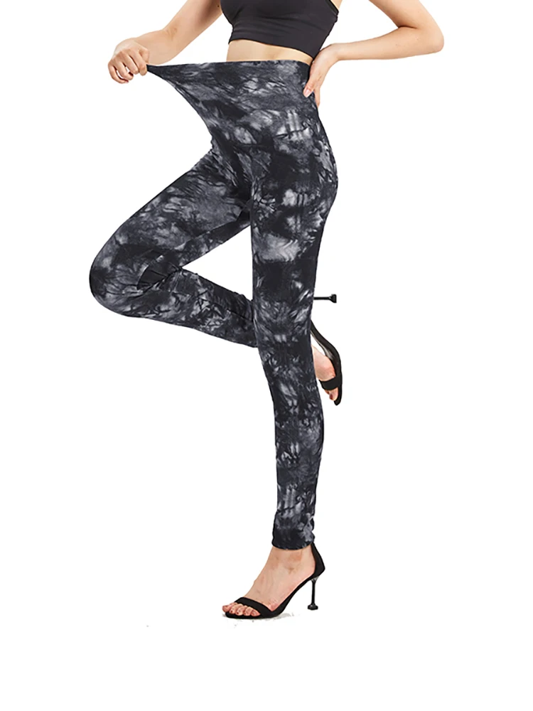 Plus Size Denim Yoga Pants Woman Jeans Leggings Pocket Printing Gym Leggings  High Waist Casual Pencil Pants Fitness Sportswear - AliExpress