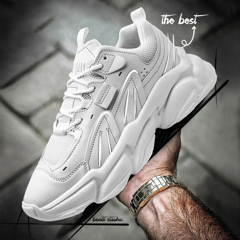 Brand Designer Sneakers for Man Fashion New Men's Platform Chunky Sneakers Male Female Dad Shoes Trendy Boys Casual Sports Shoes