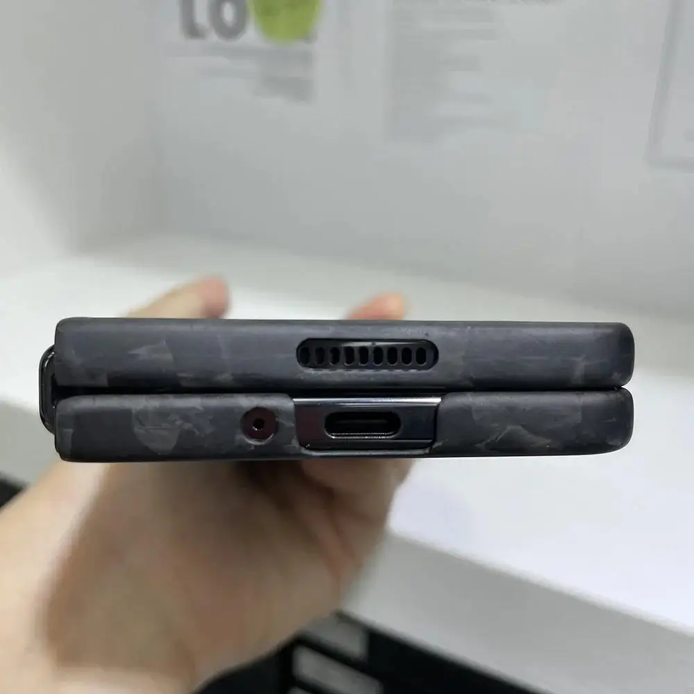 New Aramid Carbon Fiber Case For Samsung Galaxy Z Fold 5 Fold5 Case Ultra-thin Anti-drop CASE Cover