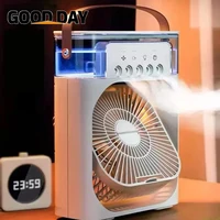 Portable 3 in 1 Fan AIr Conditioner Household Small Air Cooler LED Night Lights Humidifier Air Adjustment Home Fans Dropshipping 1