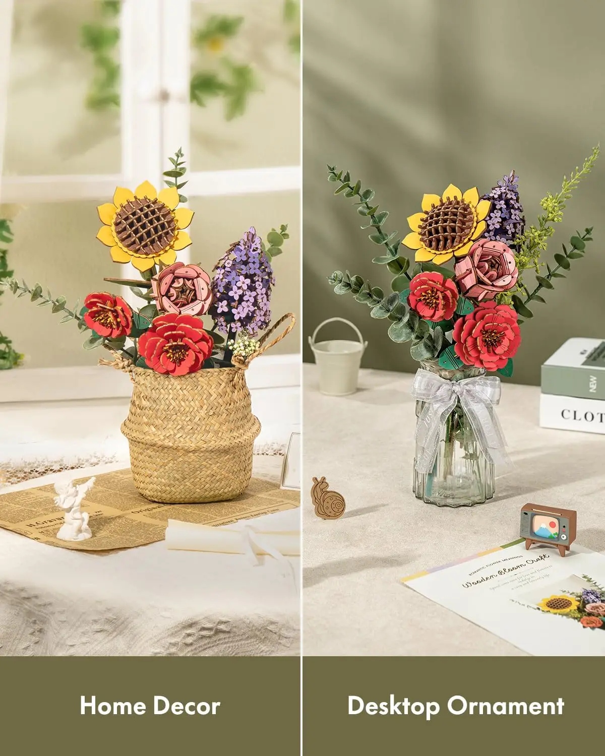 ROBOTIME Puzzle 3D In Legno Tram A Trasmissione A Ingranaggi, Kit - Foto 12