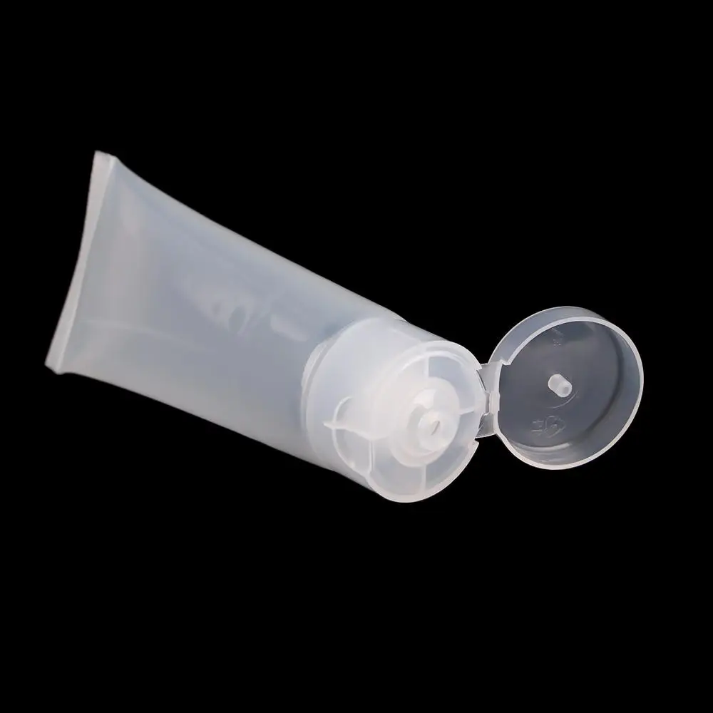 Tuben Reiseflasche Handcreme Tragbare leere Plastikflaschen Kosmetik Transparenter Gesichtsreiniger – Detail 3