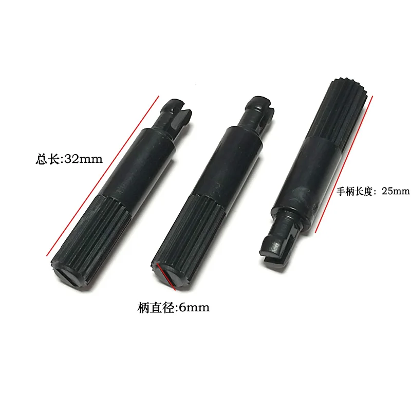 PT15 Fine Adjustment Potentiometer Rotary Handle 25MM Adjusting Rod Diameter 6MM Adjustable Resistance Handle 10PCS adjustable resistor potentiometer knobs electronic components