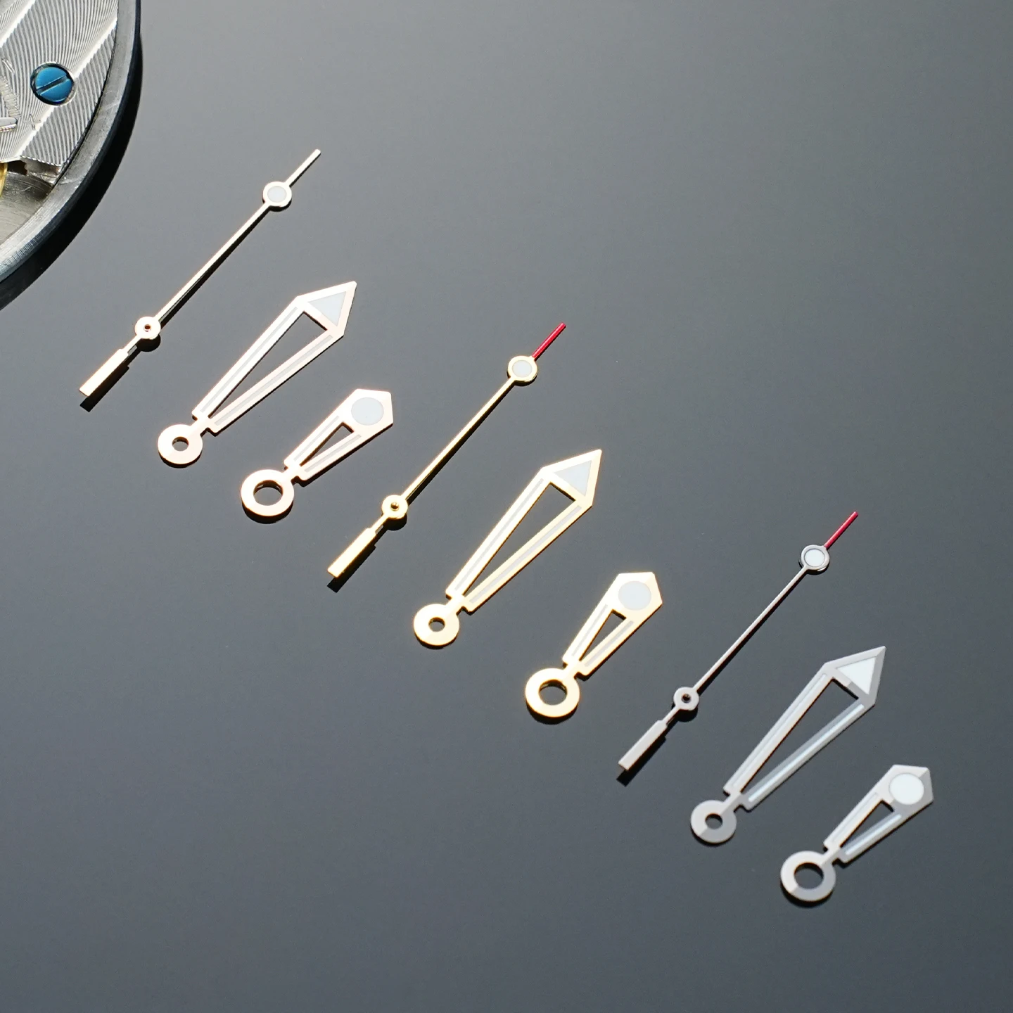 Omega Seamaster 300 Watch Hands with Luminous Hour, Minute, and Second Pointers