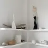 Nordic Black and White Twisted Ceramic Vase Decoration Living Room Fake Flower Simulation Flower New Year Home Coffee Shop Decor 3